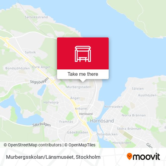 Murbergsskolan/Länsmuséet map
