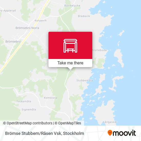Brömse Stubbem/Råsen Vsk map