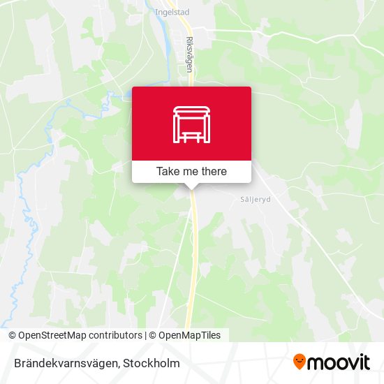 Brändekvarnsvägen map
