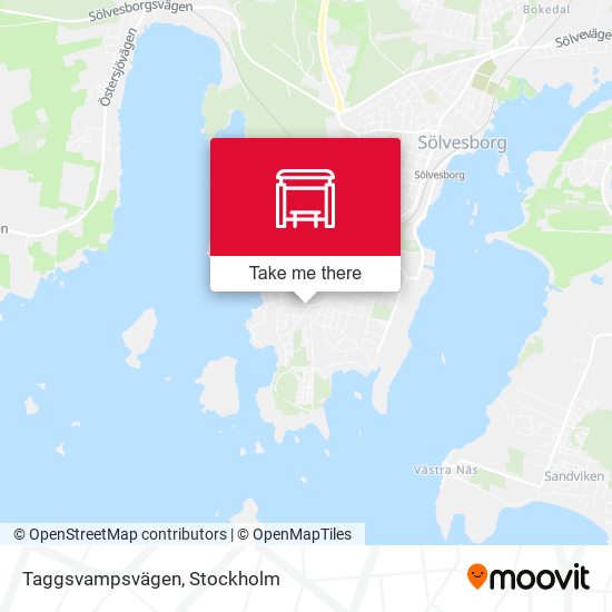 Taggsvampsvägen map