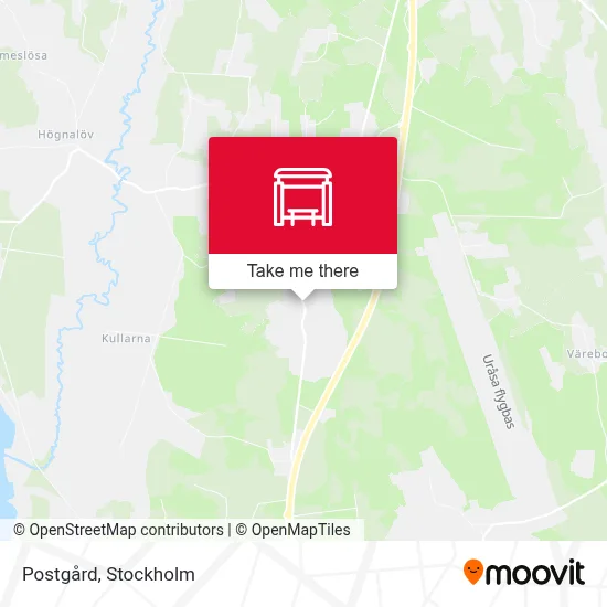Postgård map