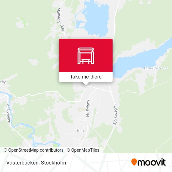 Västerbacken map