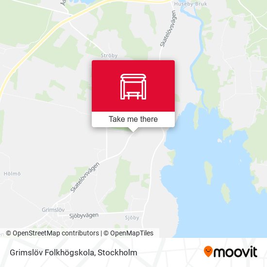 Grimslöv Folkhögskola map