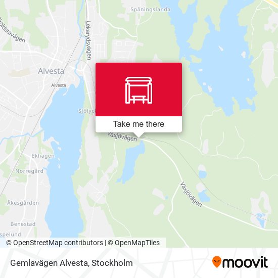Gemlavägen Alvesta map