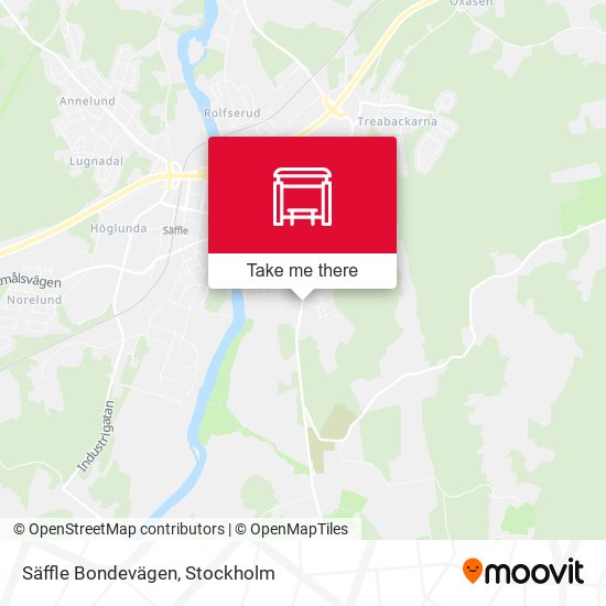 Säffle Bondevägen map