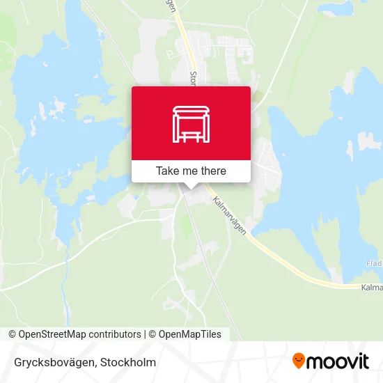 Grycksbovägen map