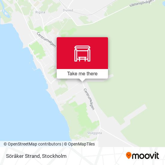 Söråker Strand map