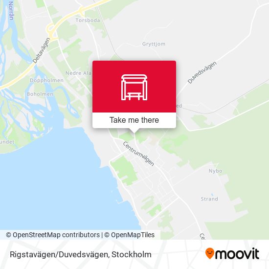 Rigstavägen/Duvedsvägen map