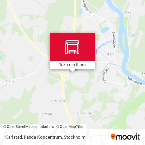 Karlstad, Ilanda Köpcentrum map