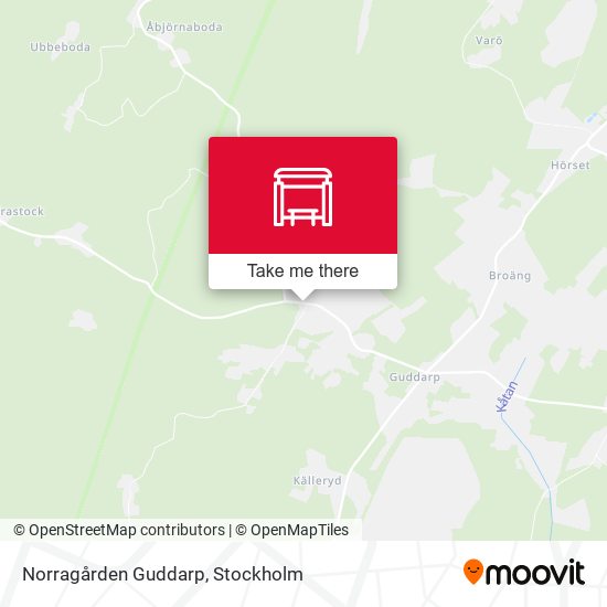 Norragården Guddarp map