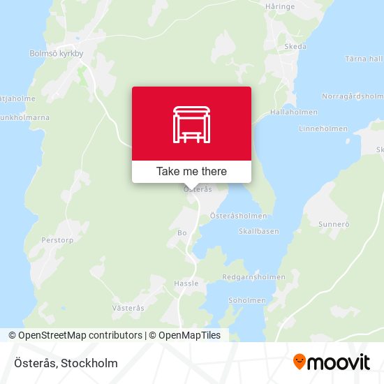 Österås map