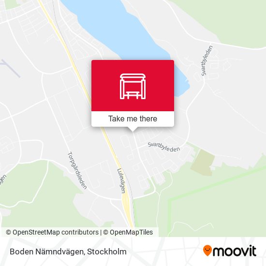 Boden Nämndvägen map