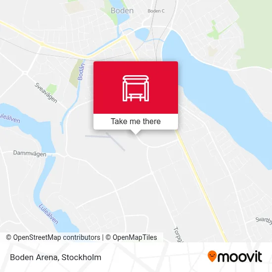 Boden Arena map