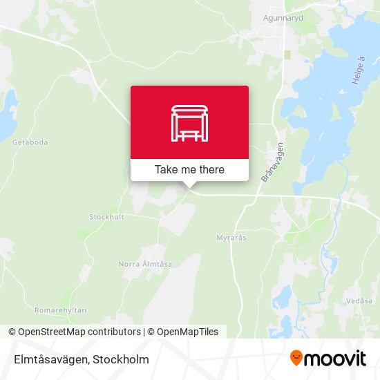 Elmtåsavägen map