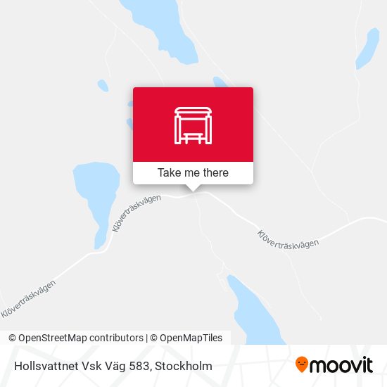 Hollsvattnet Vsk Väg 583 map