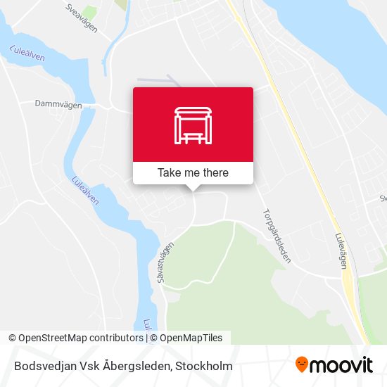 Bodsvedjan Vsk Åbergsleden map