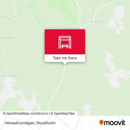 Höneskruvvägen map