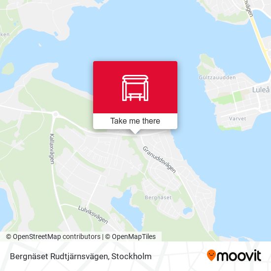 Bergnäset Rudtjärnsvägen map