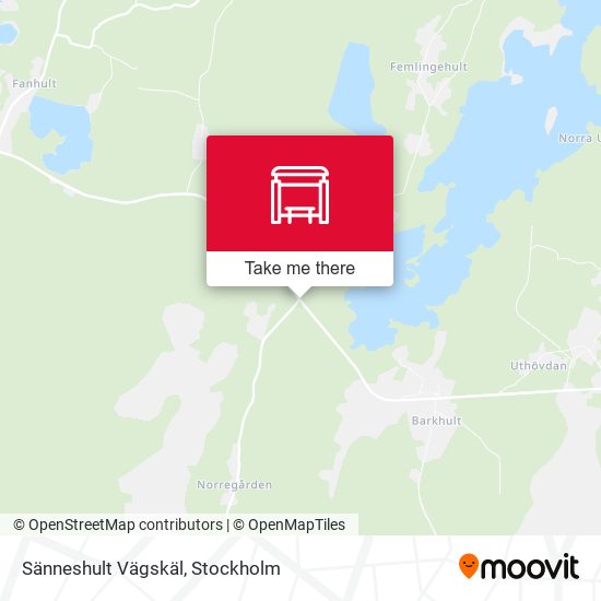 Sänneshult Vägskäl map