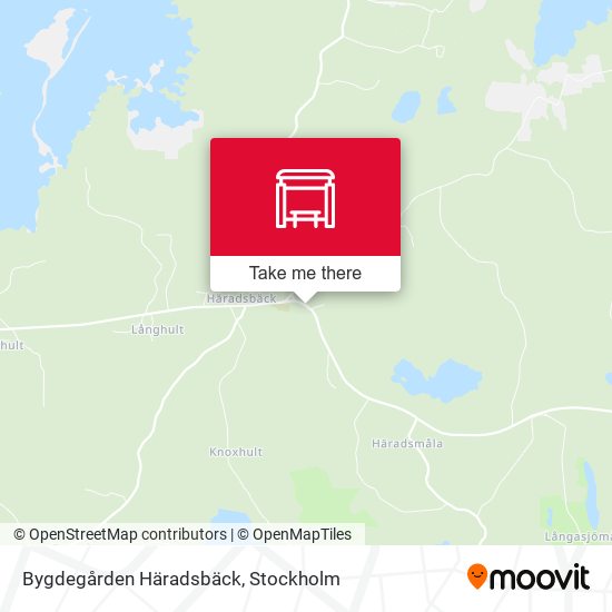 Bygdegården Häradsbäck map