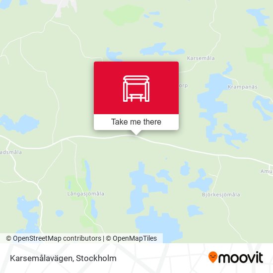 Karsemålavägen map