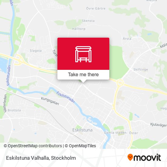 Eskilstuna Valhalla map