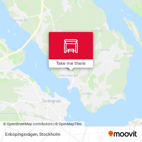 Enköpingsvägen map