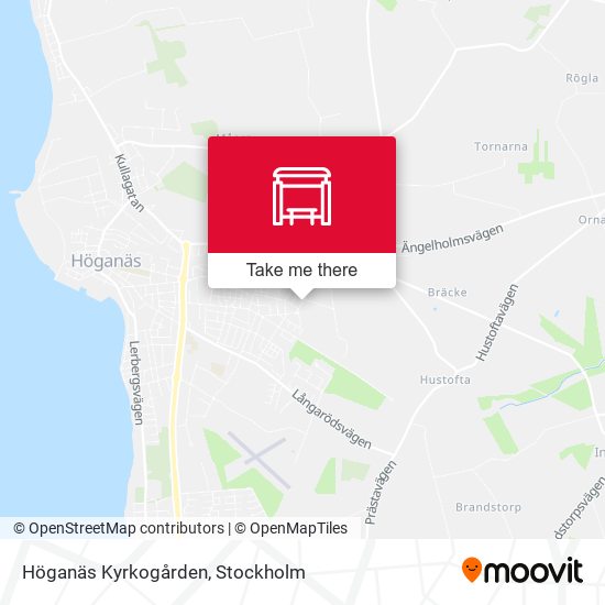 Höganäs Kyrkogården map