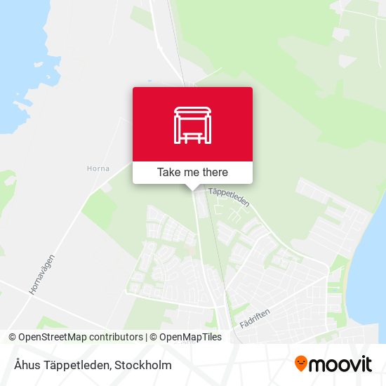 Åhus Täppetleden map