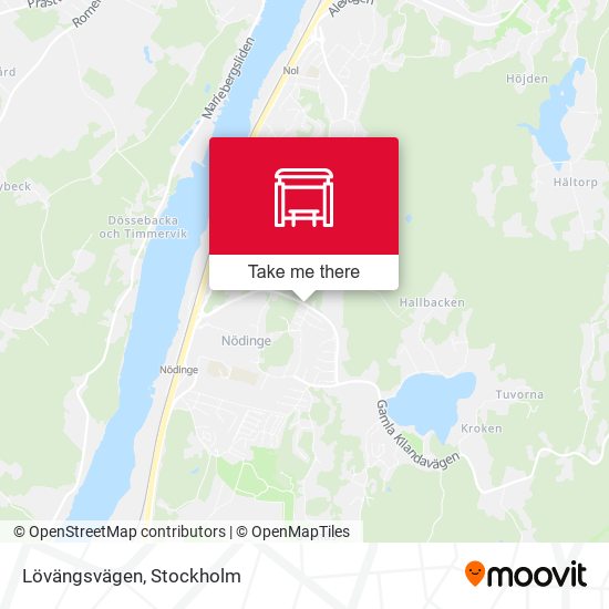 Lövängsvägen map