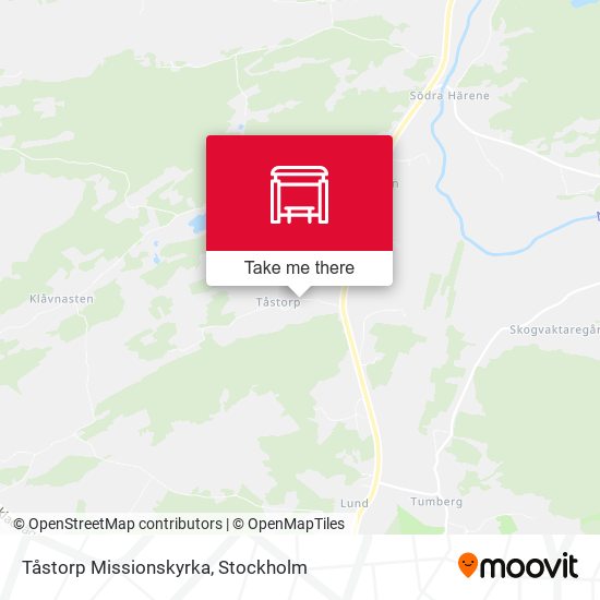 Tåstorp Missionskyrka map