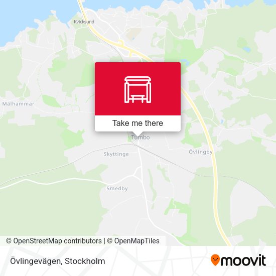 Övlingevägen map
