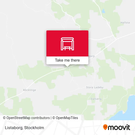 Listaborg map
