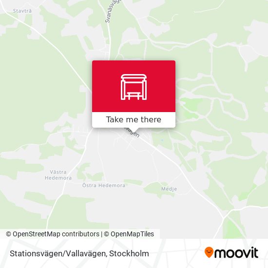 Stationsvägen/Vallavägen map