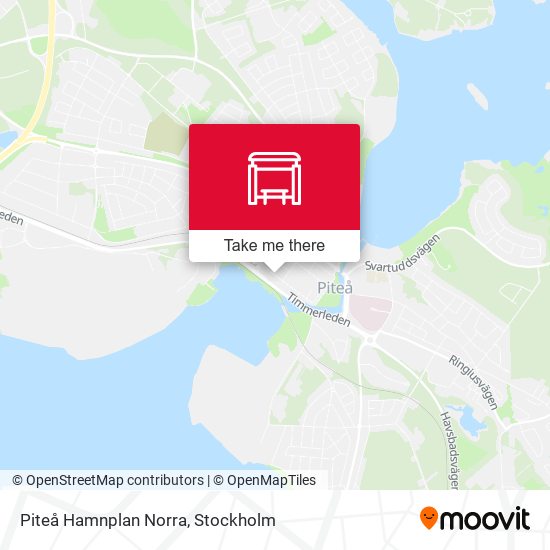 Piteå Hamnplan Norra map