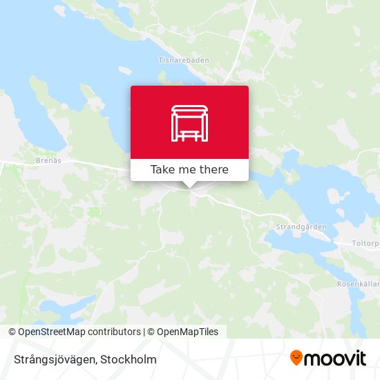 Strångsjövägen map
