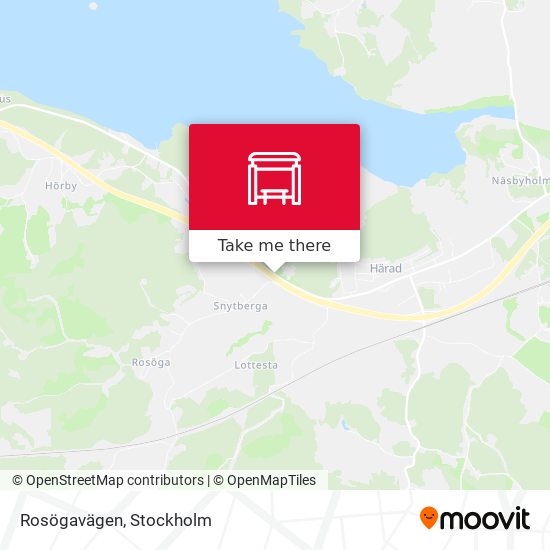 Rosögavägen map