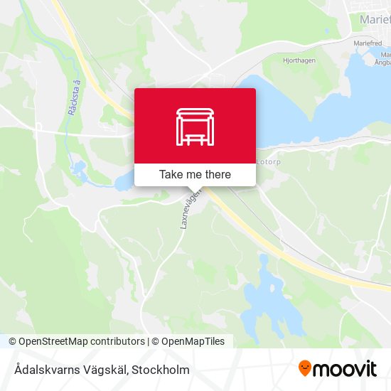 Ådalskvarns Vägskäl map
