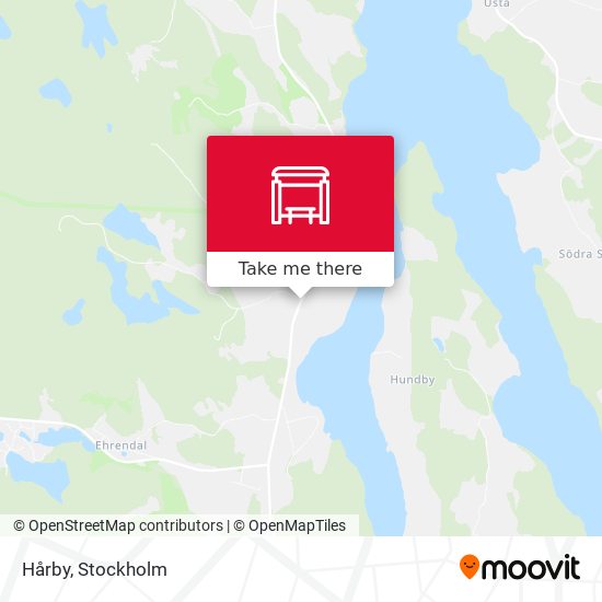 Hårby map