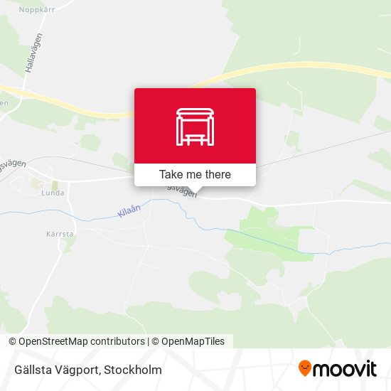 Gällsta Vägport map