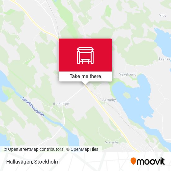 Hallavägen map