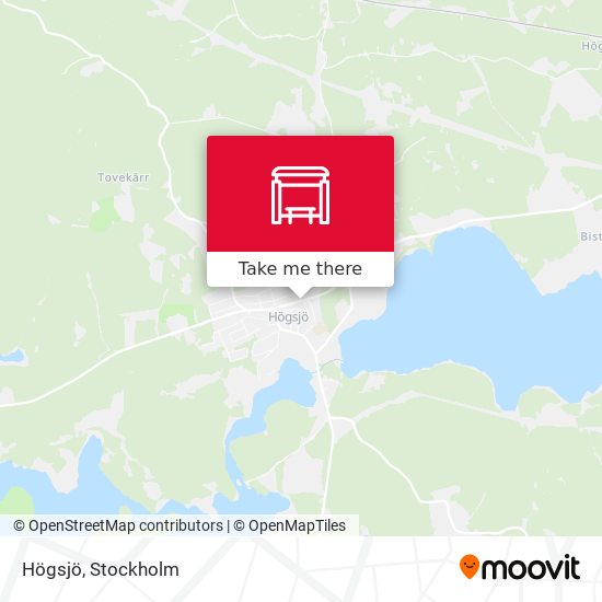 Högsjö map