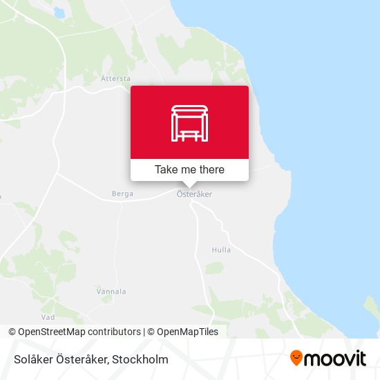 Solåker Österåker map