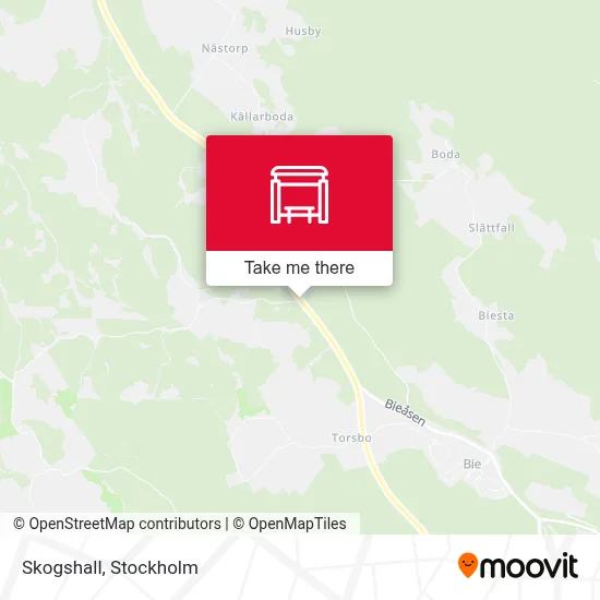 Skogshall map