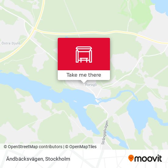 Ändbäcksvägen map