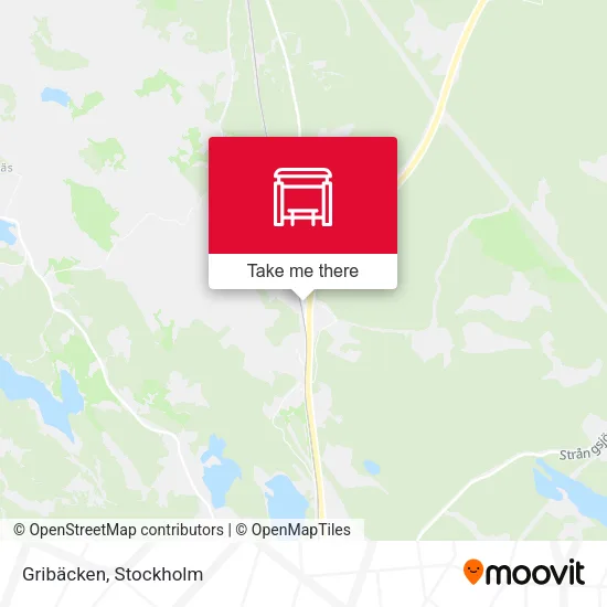 Gribäcken map