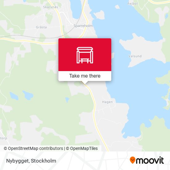 Nybygget map