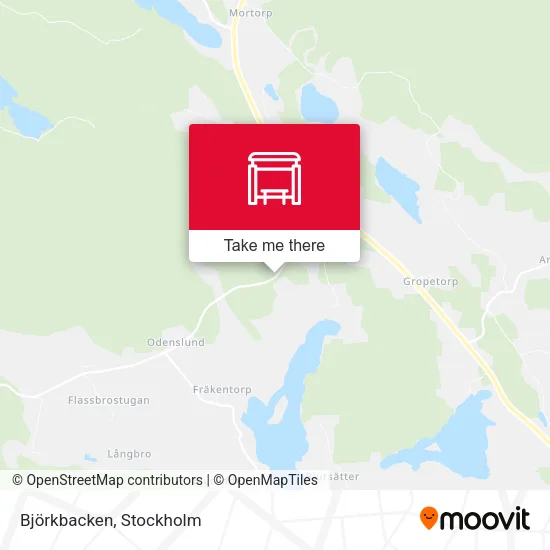 Björkbacken map