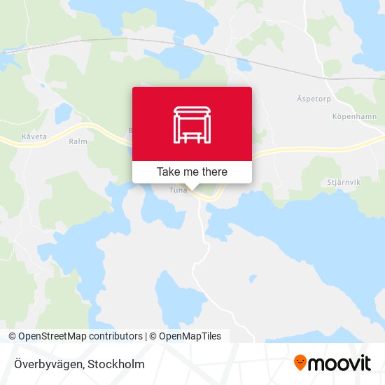 Överbyvägen map