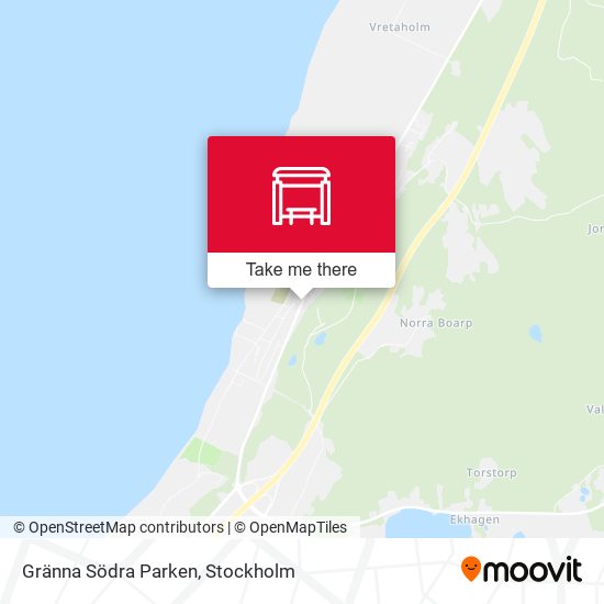 Gränna Södra Parken map